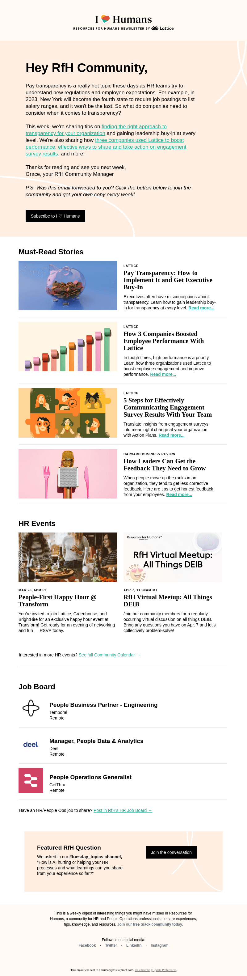 I ❤️ Humans: A More Transparent Future