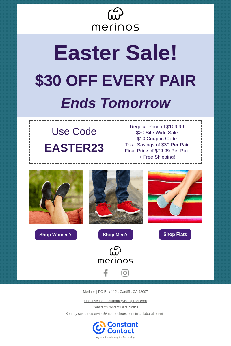 🙌 Save $30 Per Pair - Easter Savings! 🙌