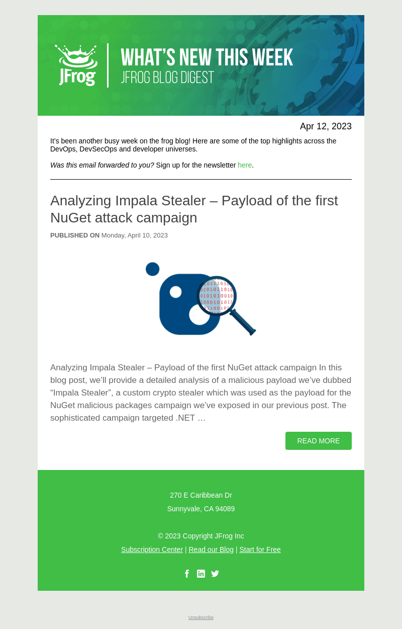 JFrog Blog: Your weekly digest
