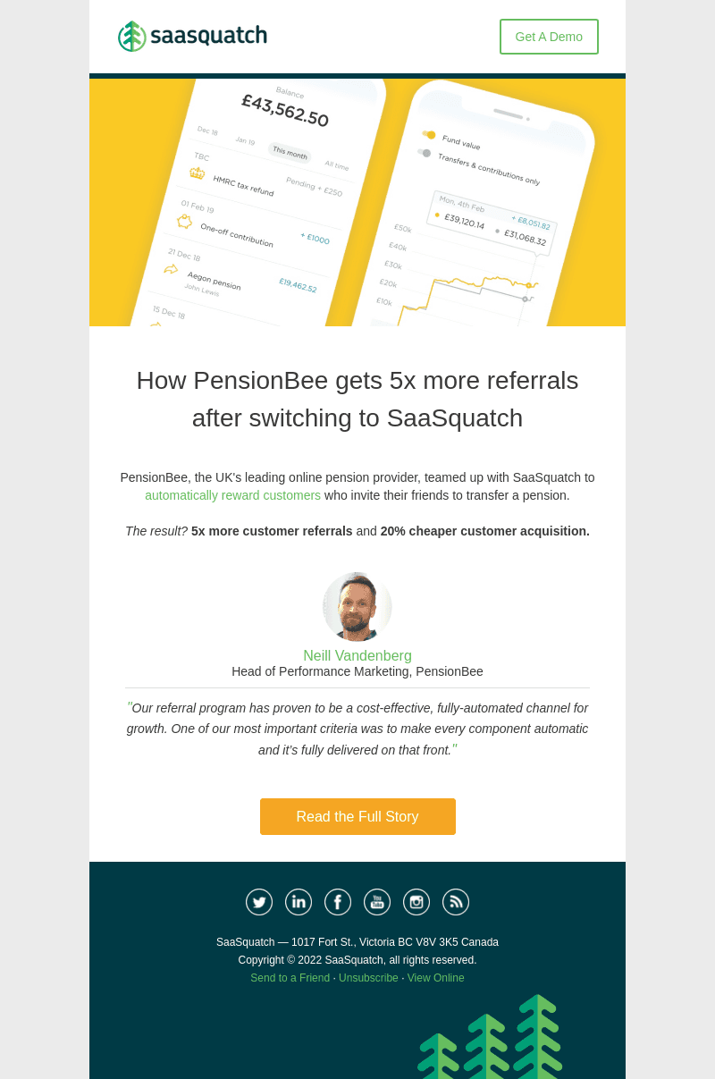 Case Study: 5x more referrals after switching to SaaSquatch