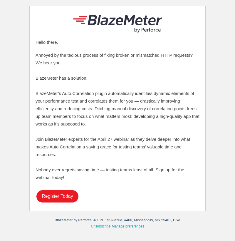 Save time with Auto Correlation by BlazeMeter