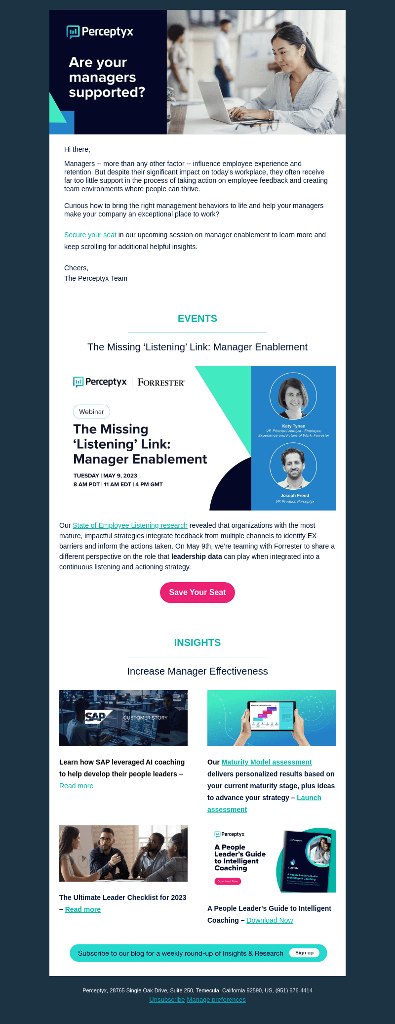 Help your managers create exceptional experiences
