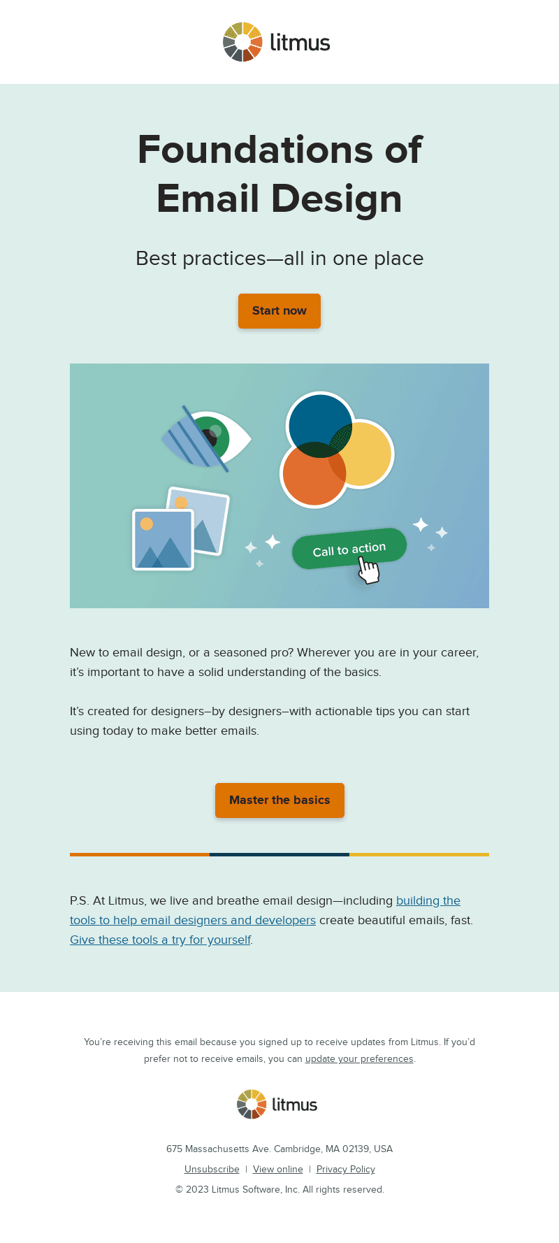 5 lessons to ace email design