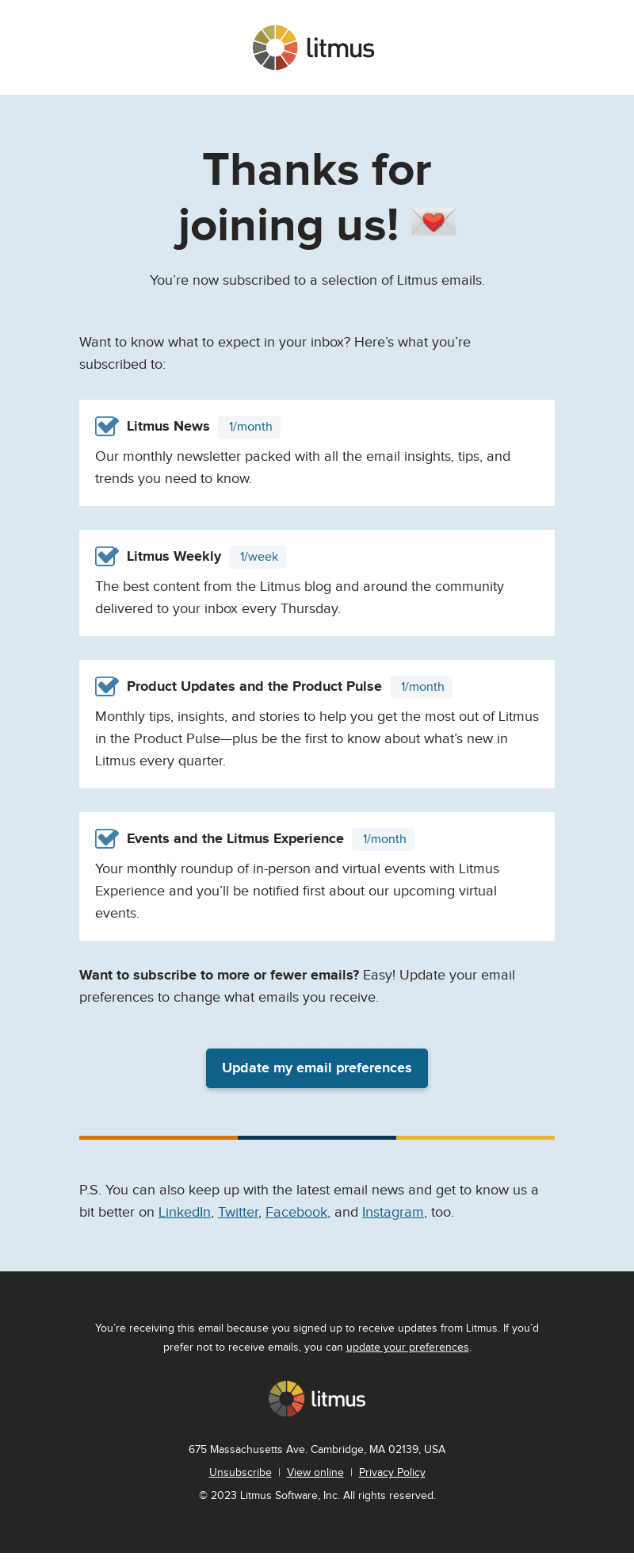 🎉 We're excited you subscribed!