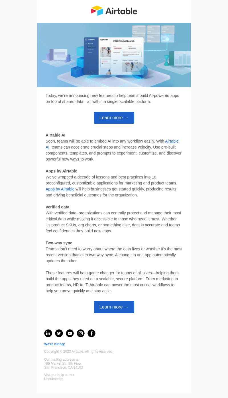New: Drive results with AI, preconfigured apps, and connected data