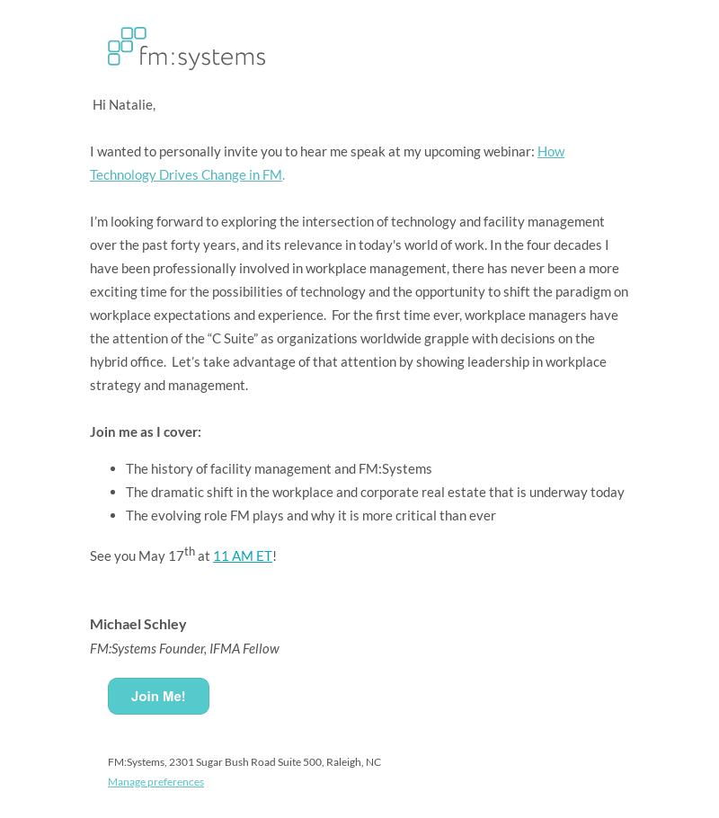 Last Chance: Join me to learn How Technology Drives Change in FM