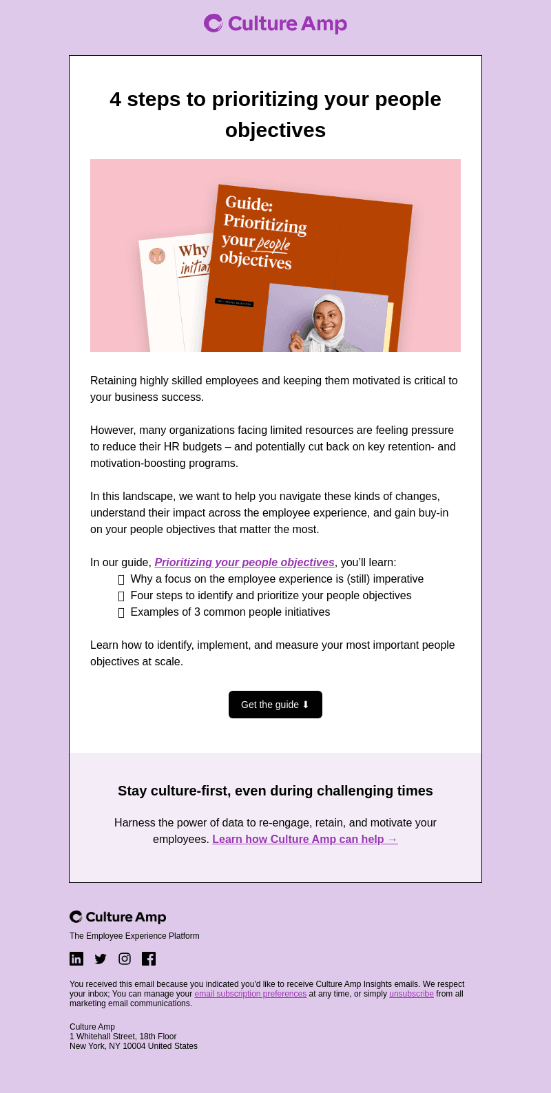 ⚡ Guide: Impactful people objectives (on a budget)