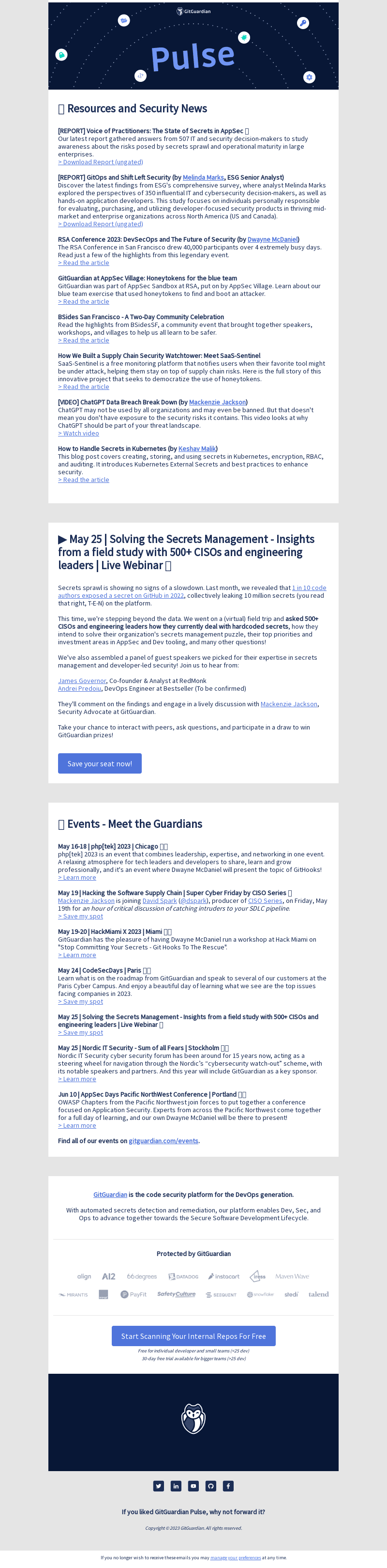 GitGuardian Pulse: New reports, RSA & BSides highlights and more May news!