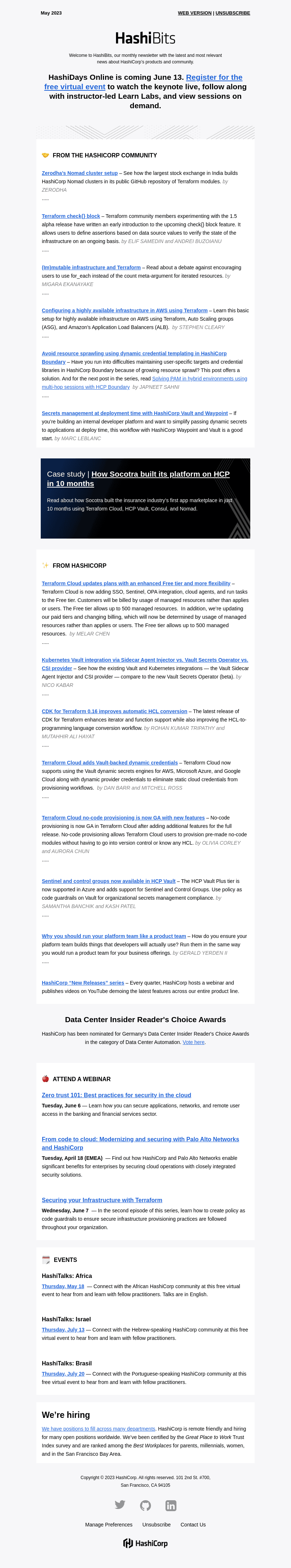 An early look 👀? at Terraform check{} block