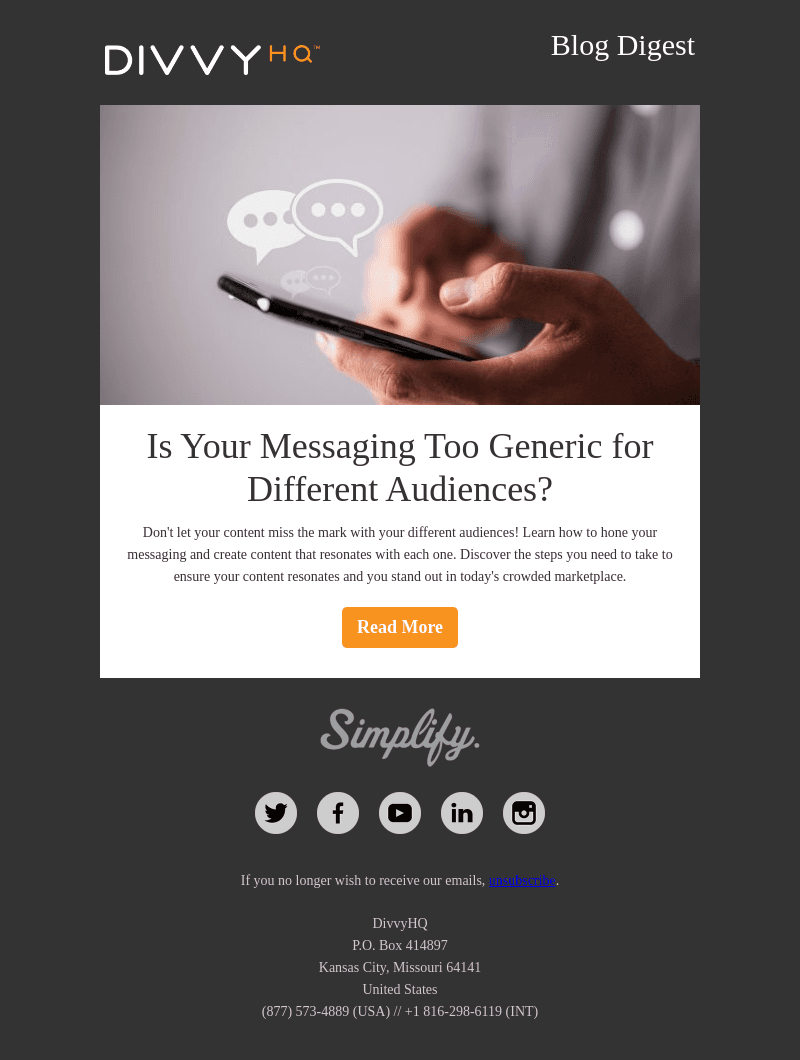 Is Your Messaging Too Generic for Different Audiences?