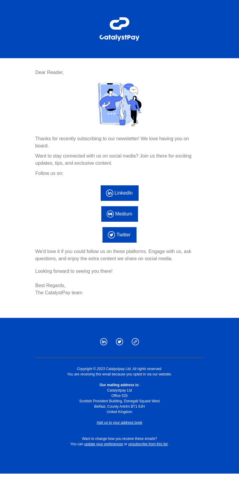 Catalyst Commerce email from Fri, May 19, 2023