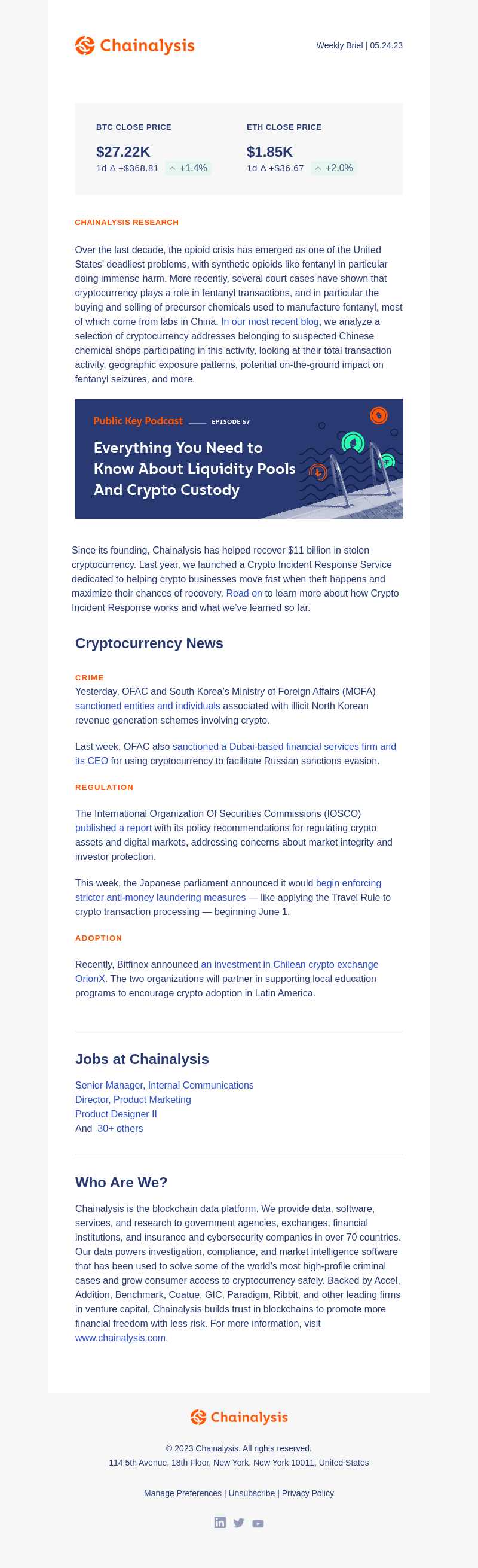 Crypto’s connection to global fentanyl sales