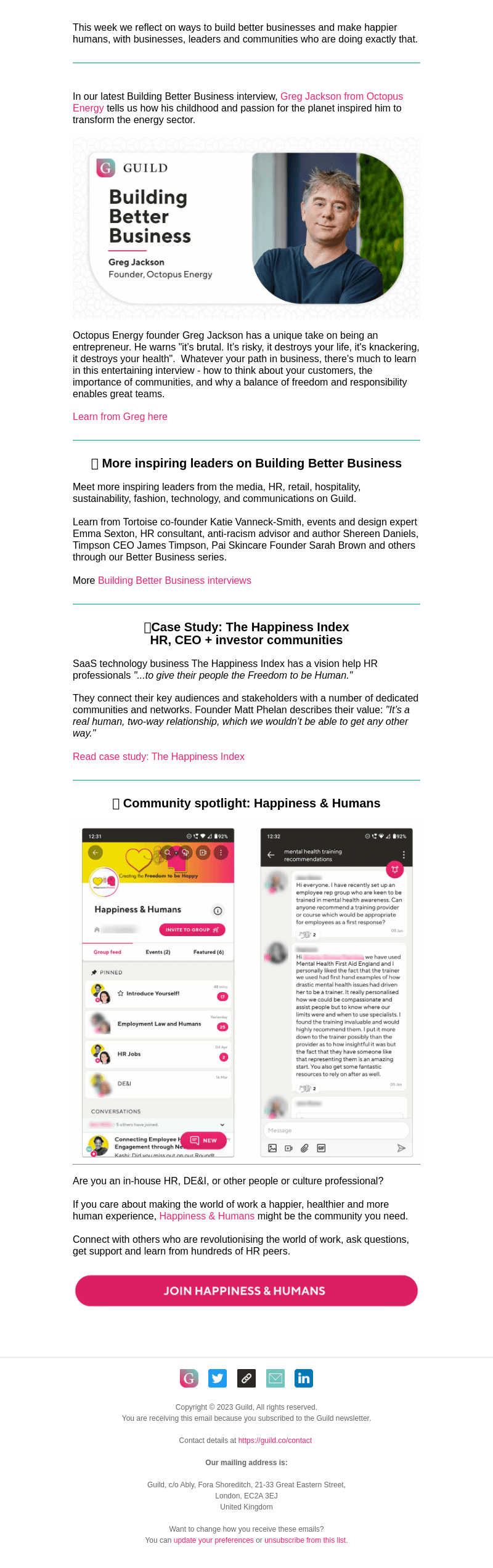 The Building Better Business Edition 🤗