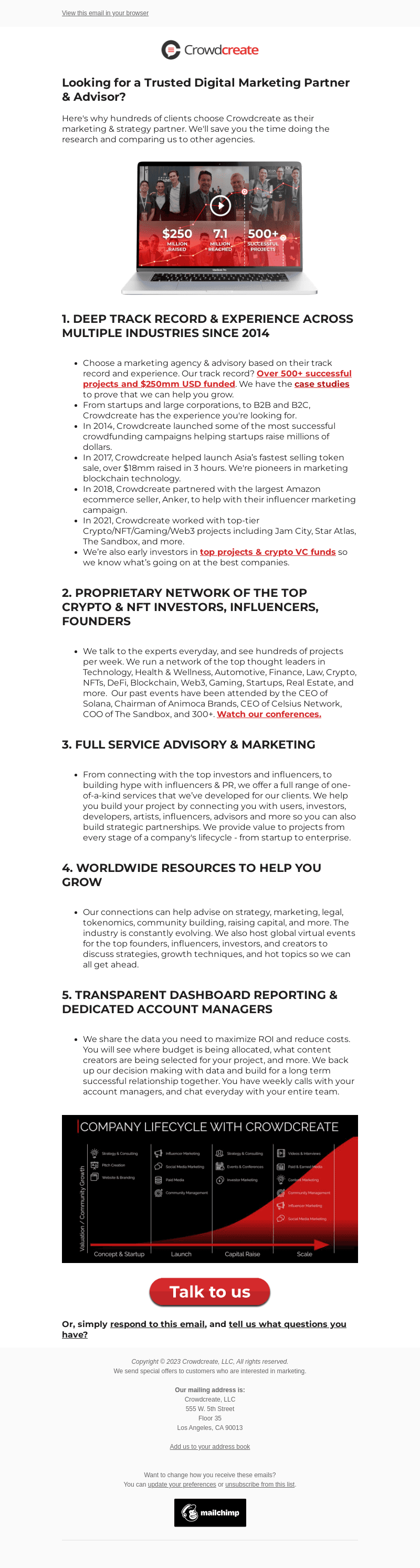 👀 Top 5 Reasons Companies Choose Crowdcreate
