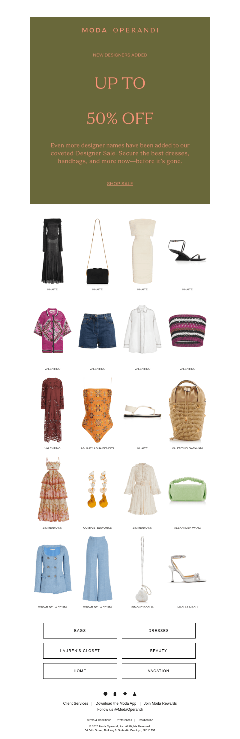 More brands added to SALE