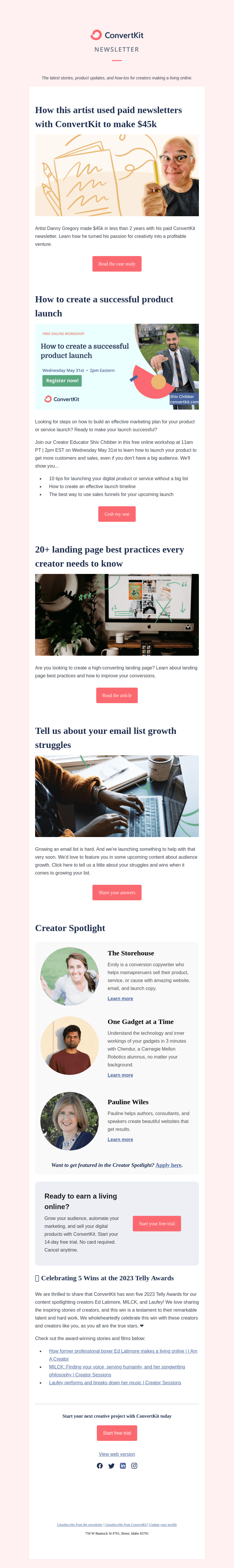 20+ landing page best practices every creator needs to know
