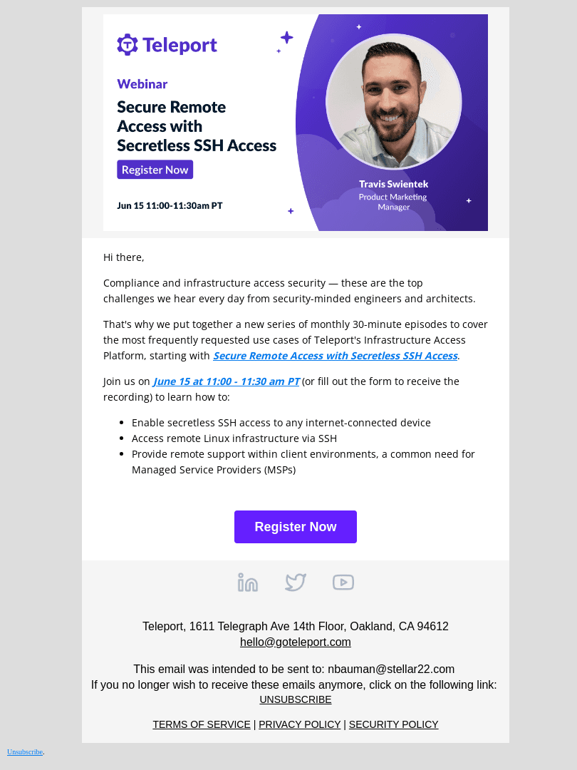 June 15: Secure Remote Access with Secretless SSH Access