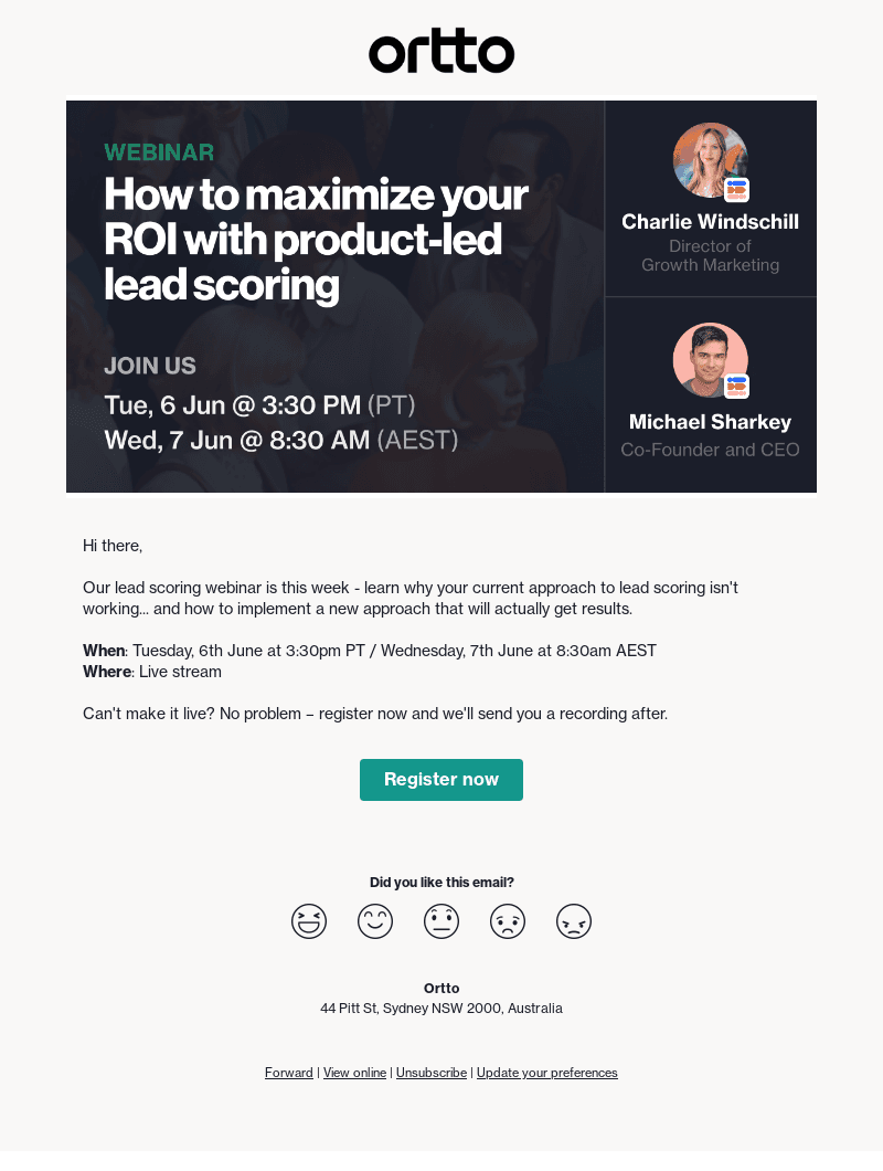 WEBINAR: Lead scoring that actually works