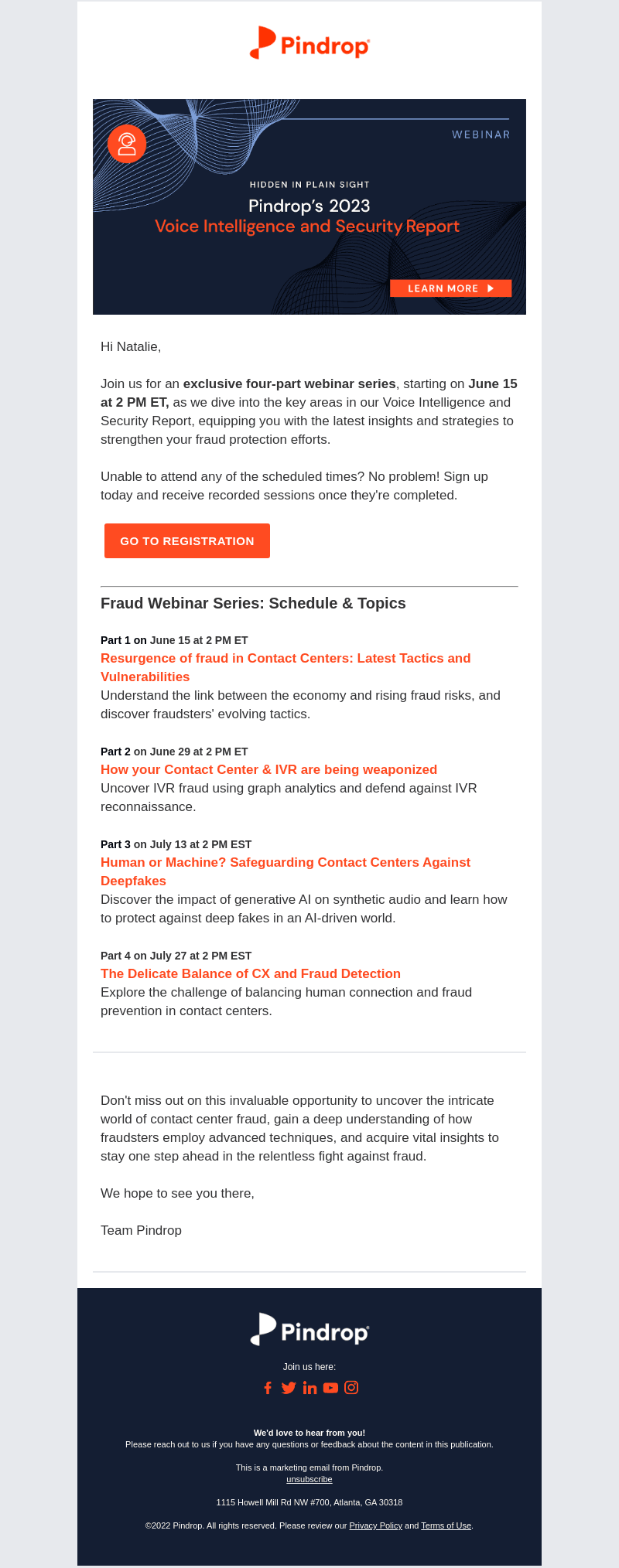 [WEBINAR SERIES] 2023 Voice Intelligence and Security Report