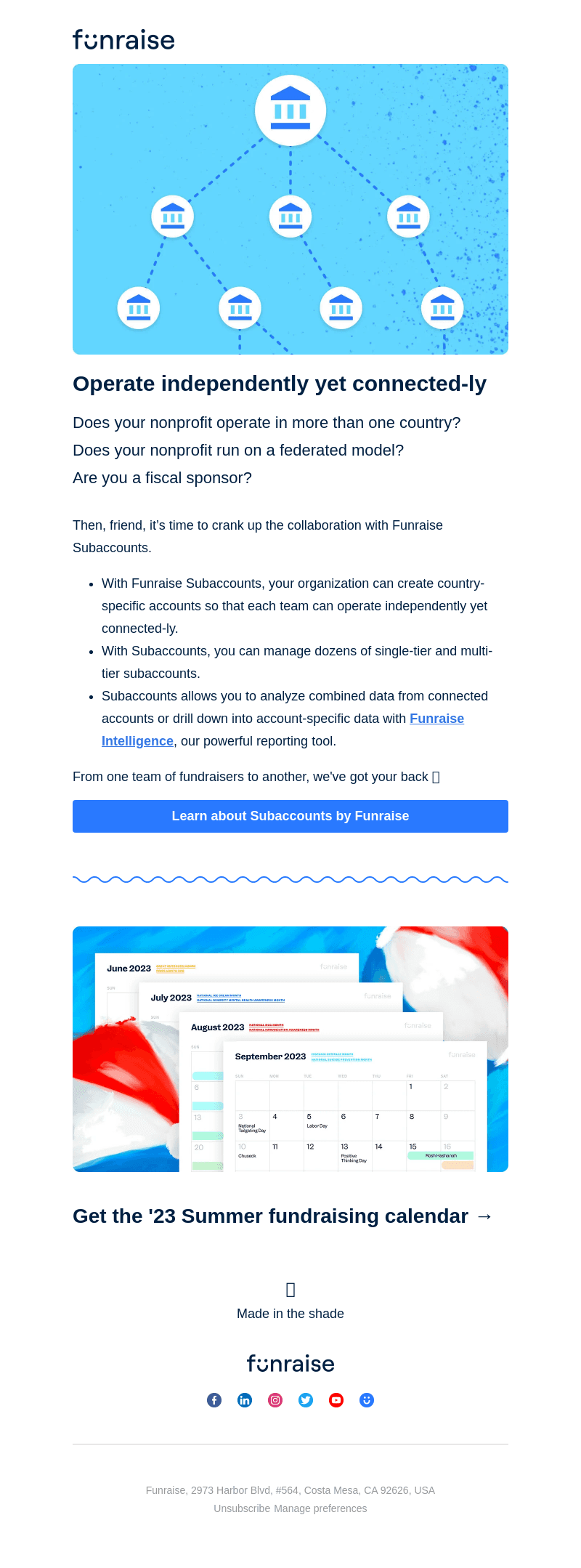 Collaborate with your colleagues using Funraise Subaccounts