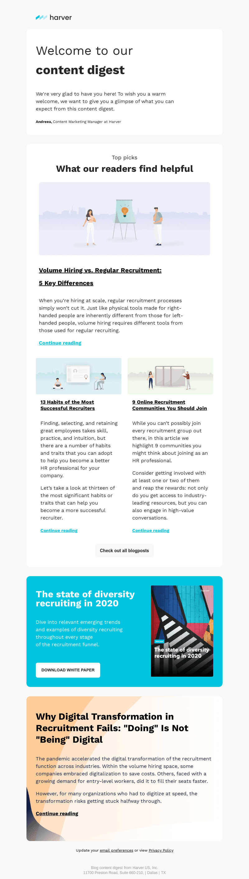Welcome to the weekly digest!