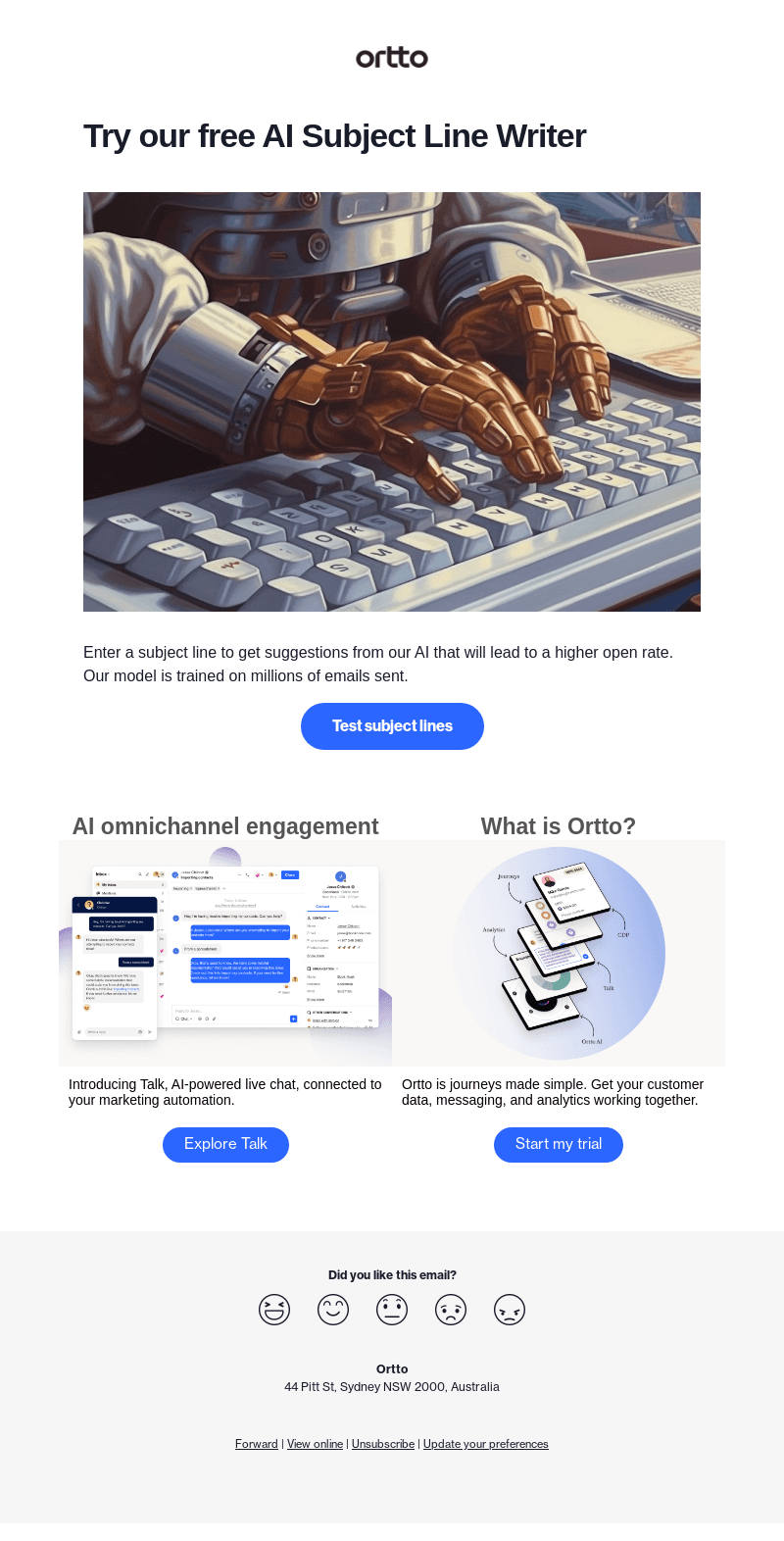 AI Subject Line Tester