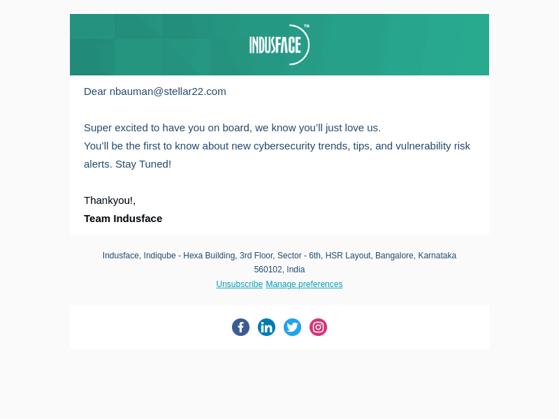 Thanks for subscribing to Indusface blogs