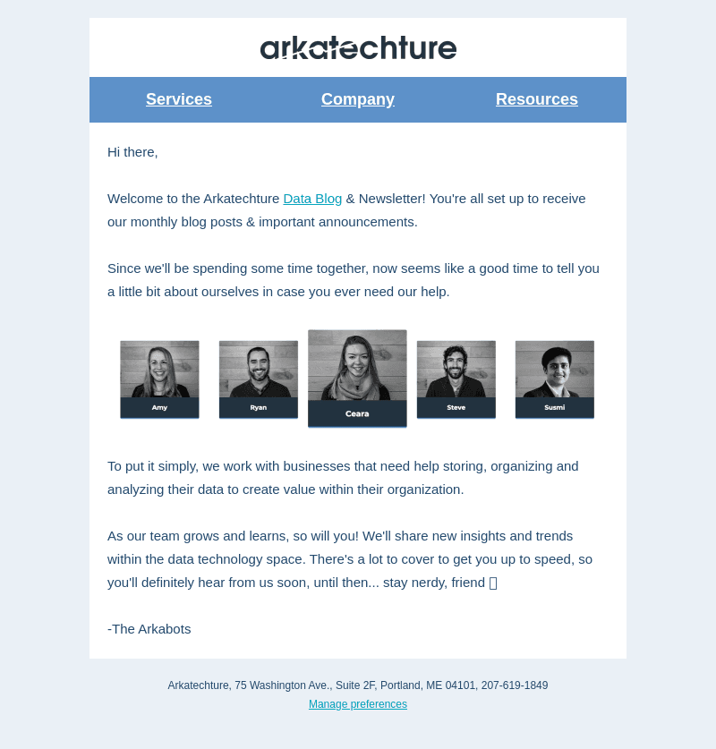 Arkatechture email from Tue, Jun 20, 2023