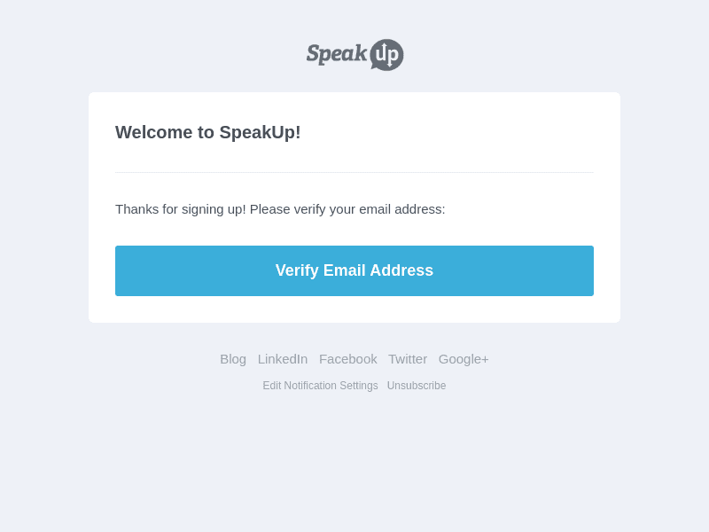 SpeakUp email from Wed, Jun 21, 2023