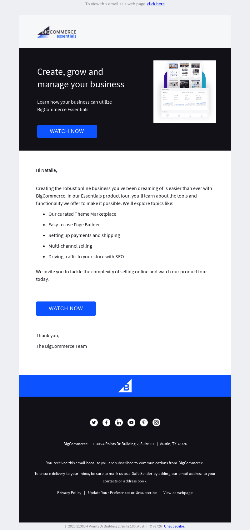 Meet BigCommerce Essentials