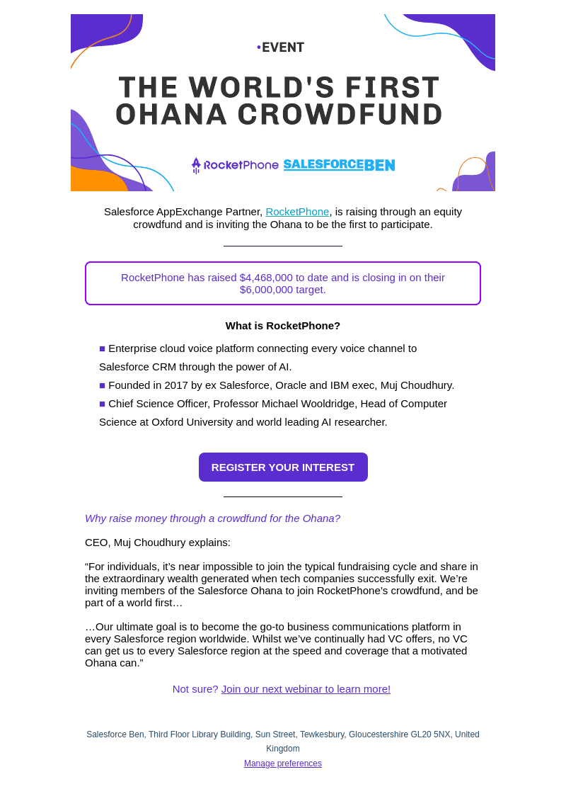 The World's First Ohana Crowdfund