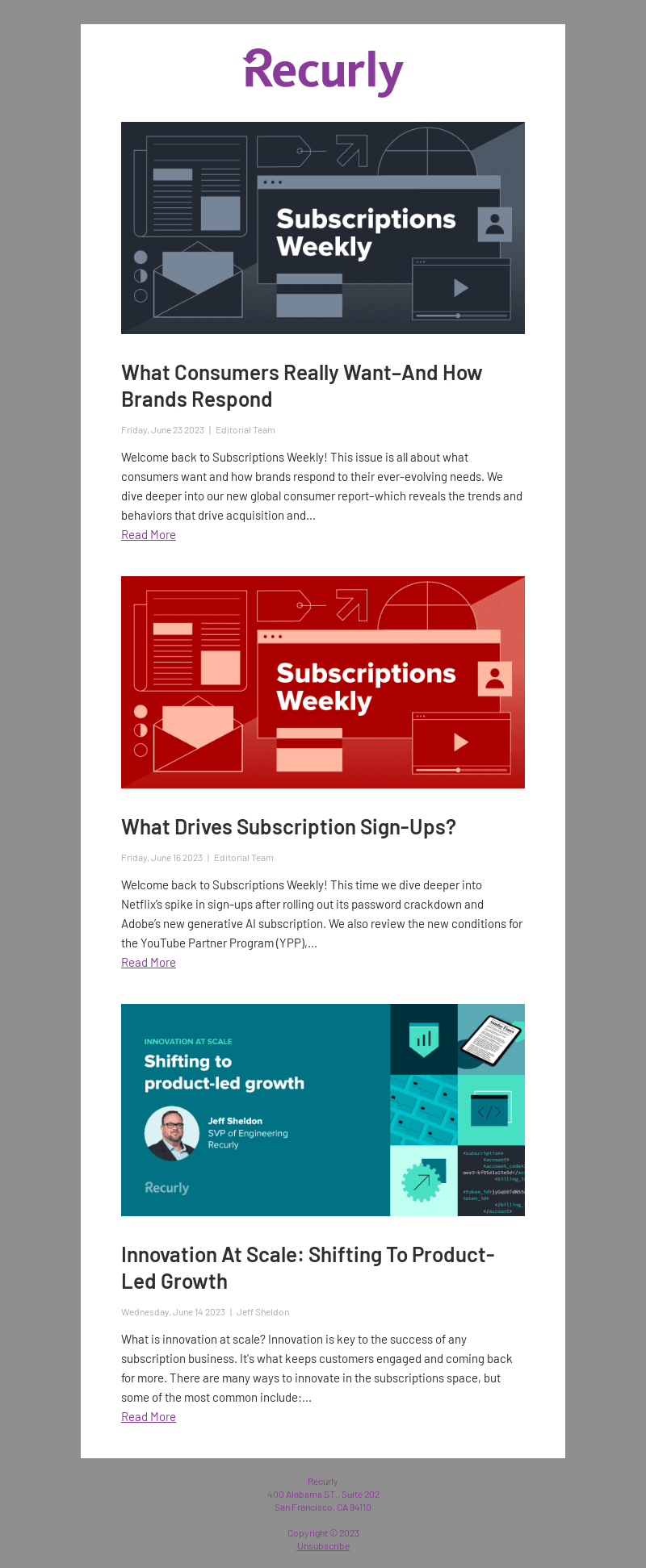 Your Weekly Recurly Blog Roundup