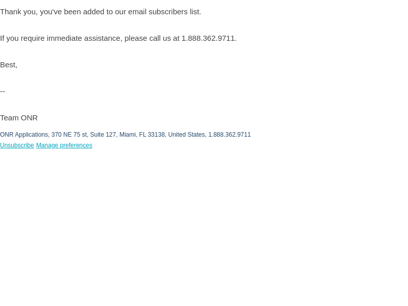 ONR email from Mon, Jun 26, 2023