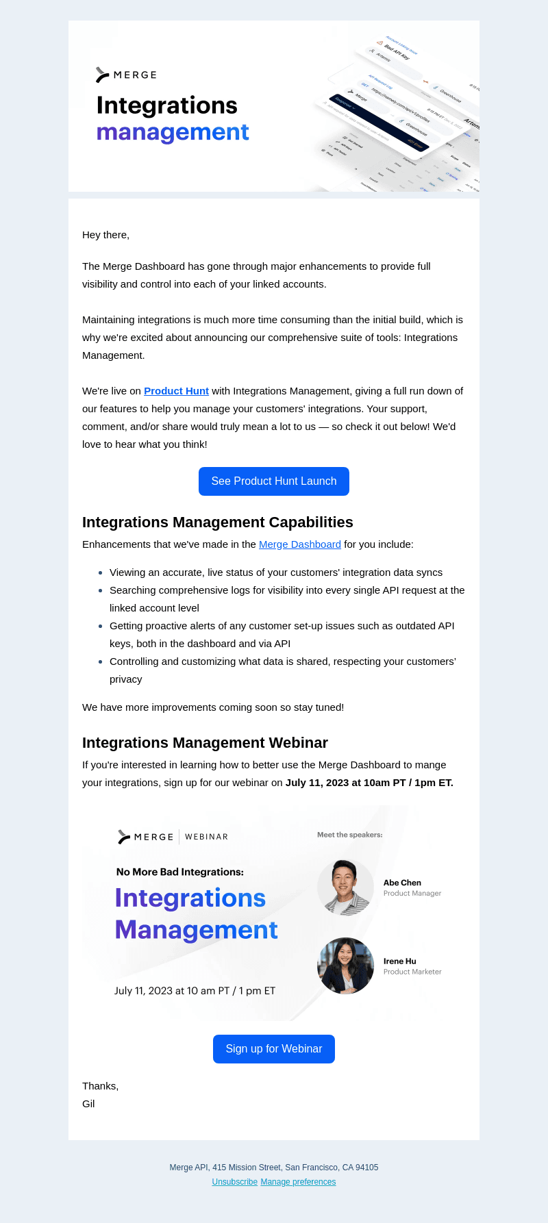 Integrations Managements: giving you full control and visibility over your integrations