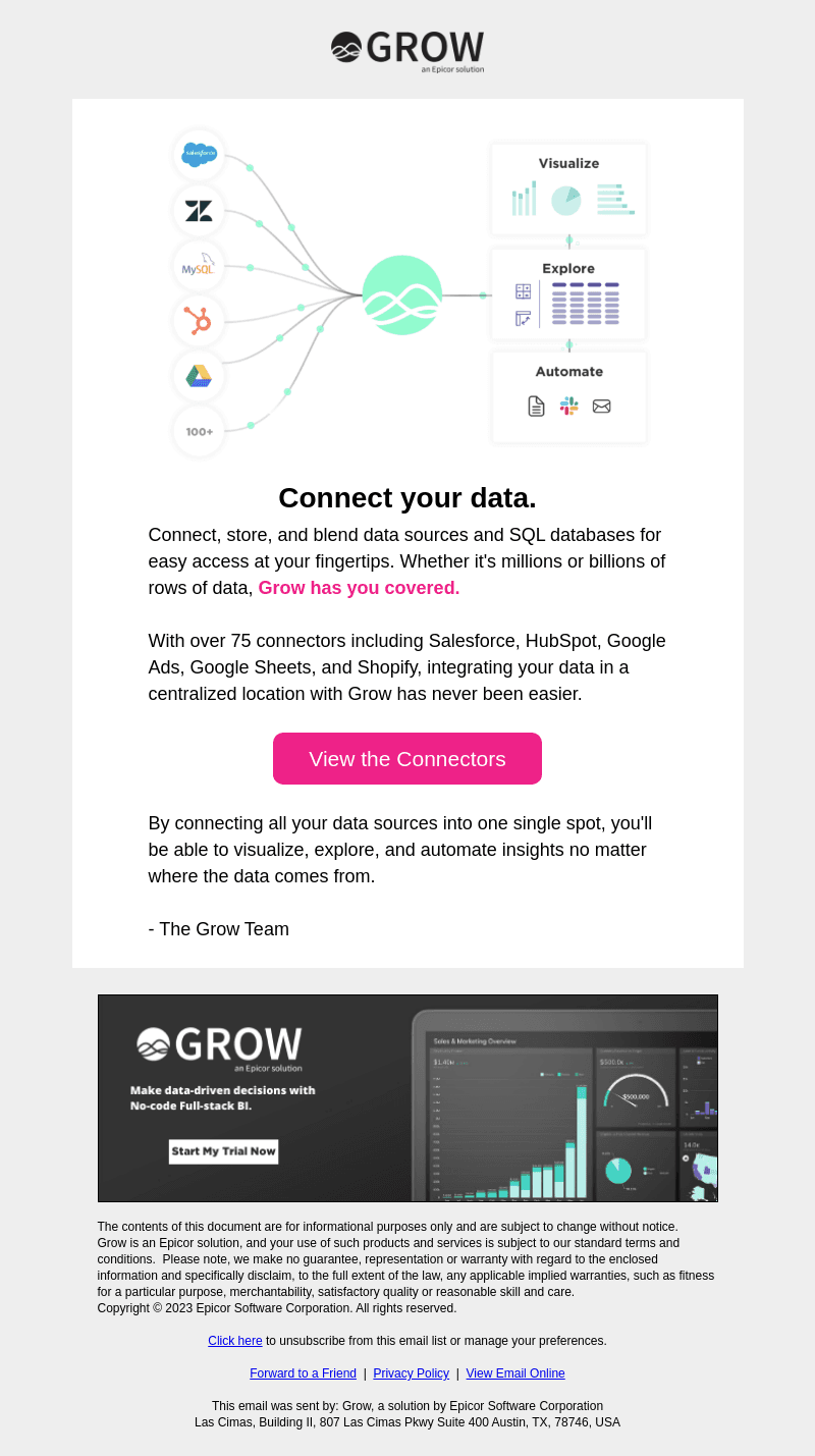 How does all your data in one centralized place sound?