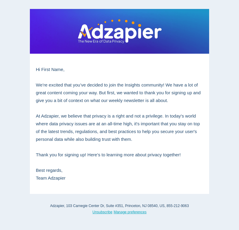 Welcome to Insights, Simplifying Data Privacy
