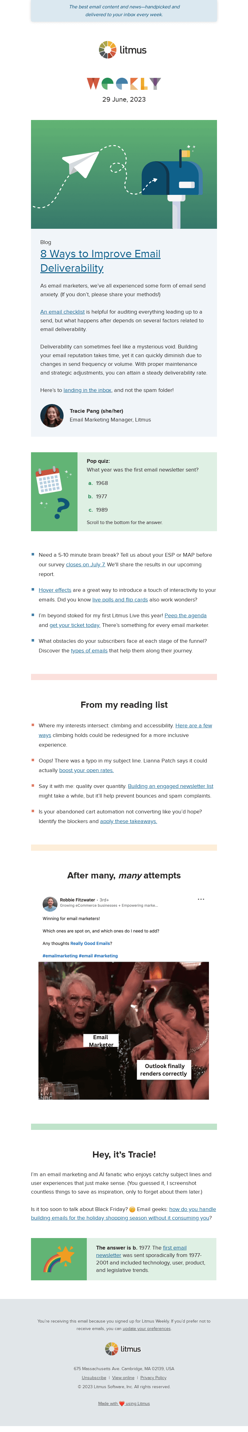 Litmus email from Thu, Jun 29, 2023