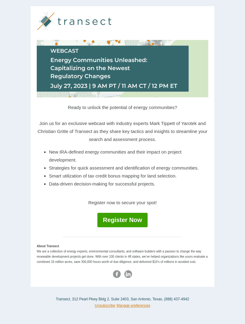 Don't Miss Out! Join Our Webcast: Energy Communities Unleashed