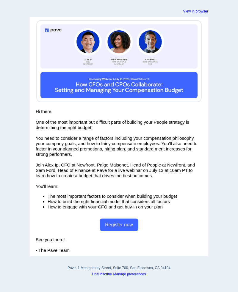 [Webinar] Setting and Managing Your Compensation Budget