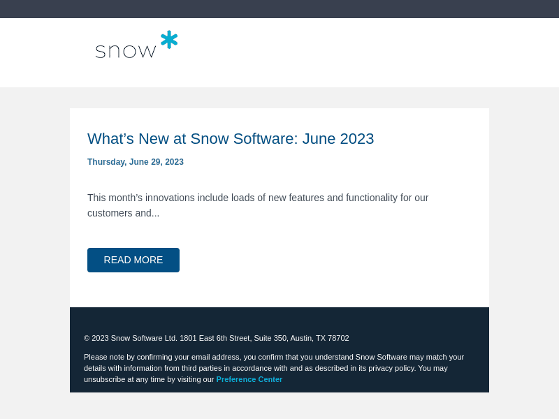 What’s New at Snow Software: June 2023