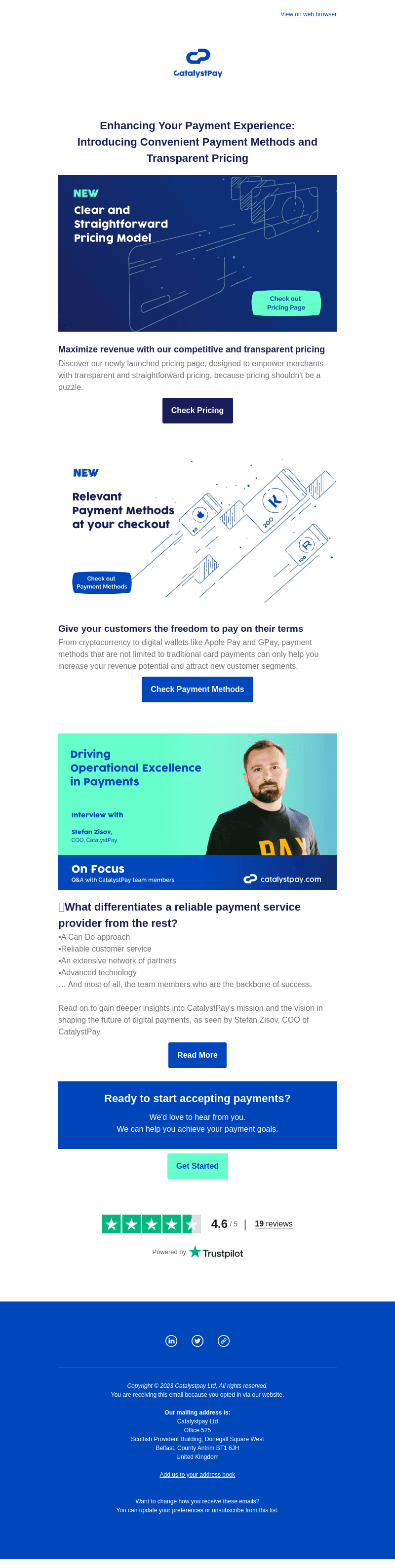 Catalyst Commerce email from Fri, Jun 30, 2023