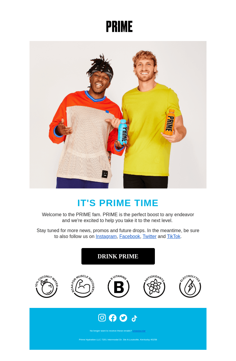 WELCOME TO PRIME