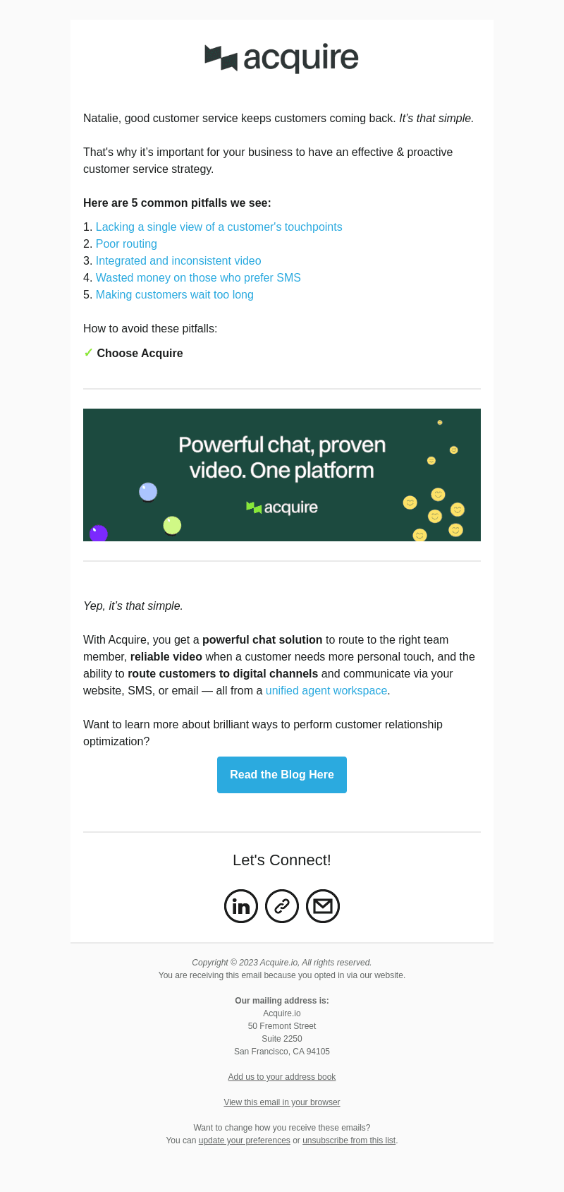 Acquire email from Mon, Jul 3, 2023