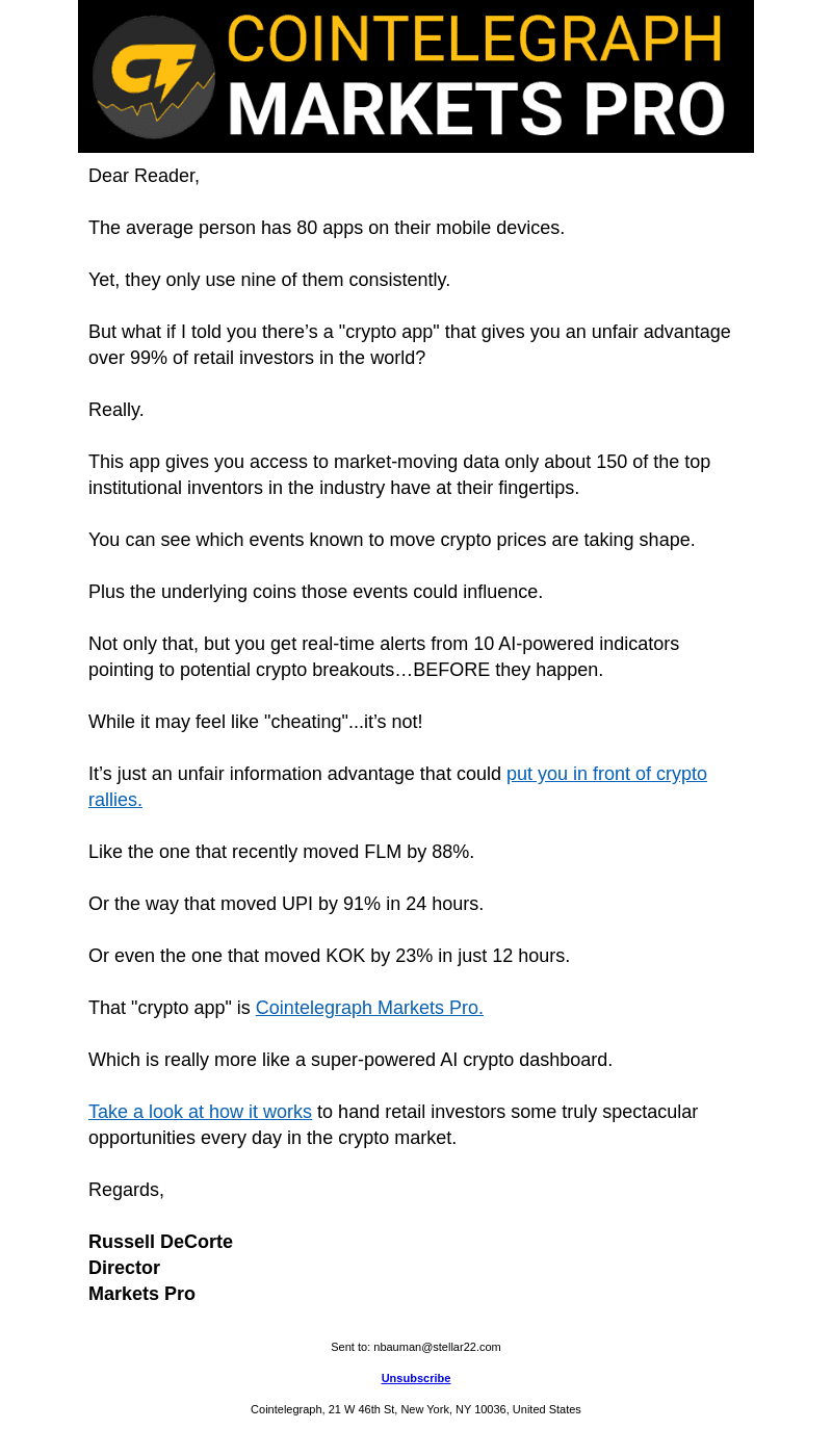 How to “legally cheat” at crypto investing