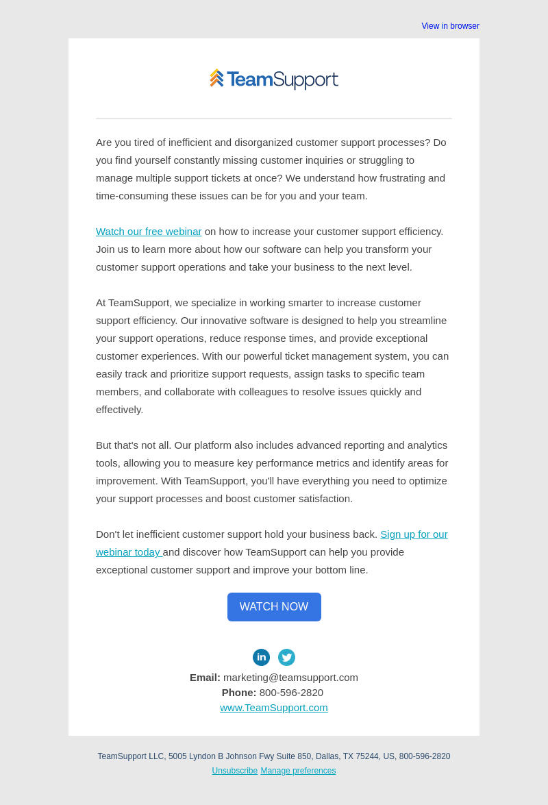 Boost Your Customer Support Efficiency Today!