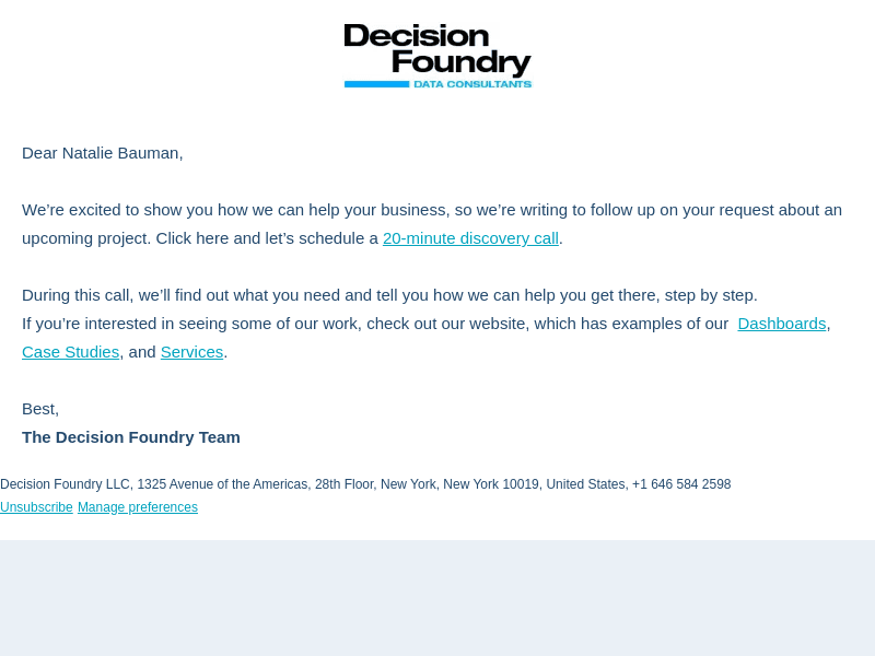 Following Up on Your Salesforce Partnership