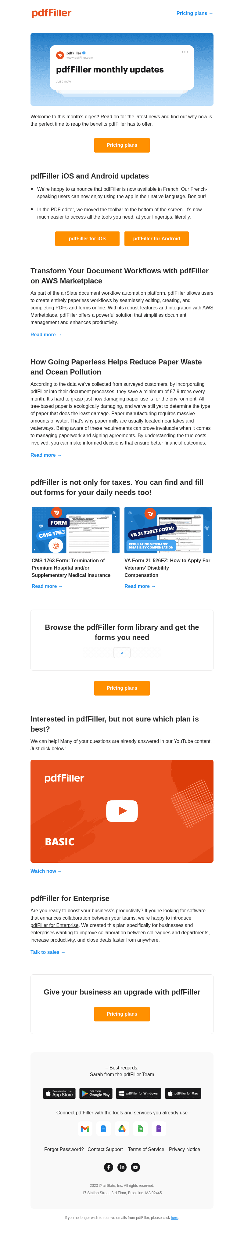 July news & updates | pdfFiller digest