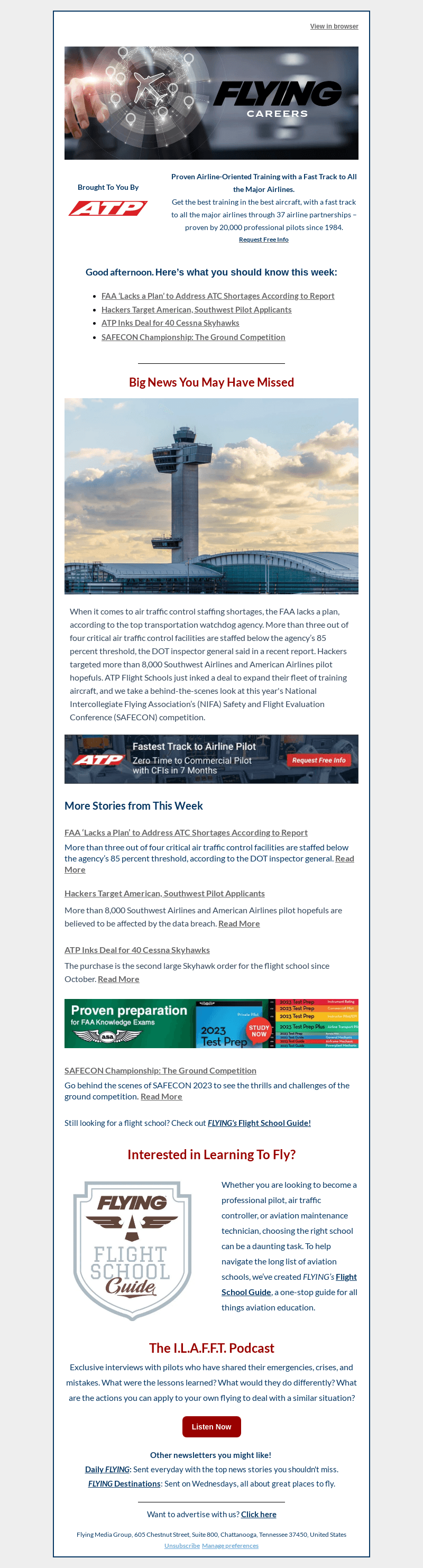 Flying Magazine email from Mon, Jul 3, 2023