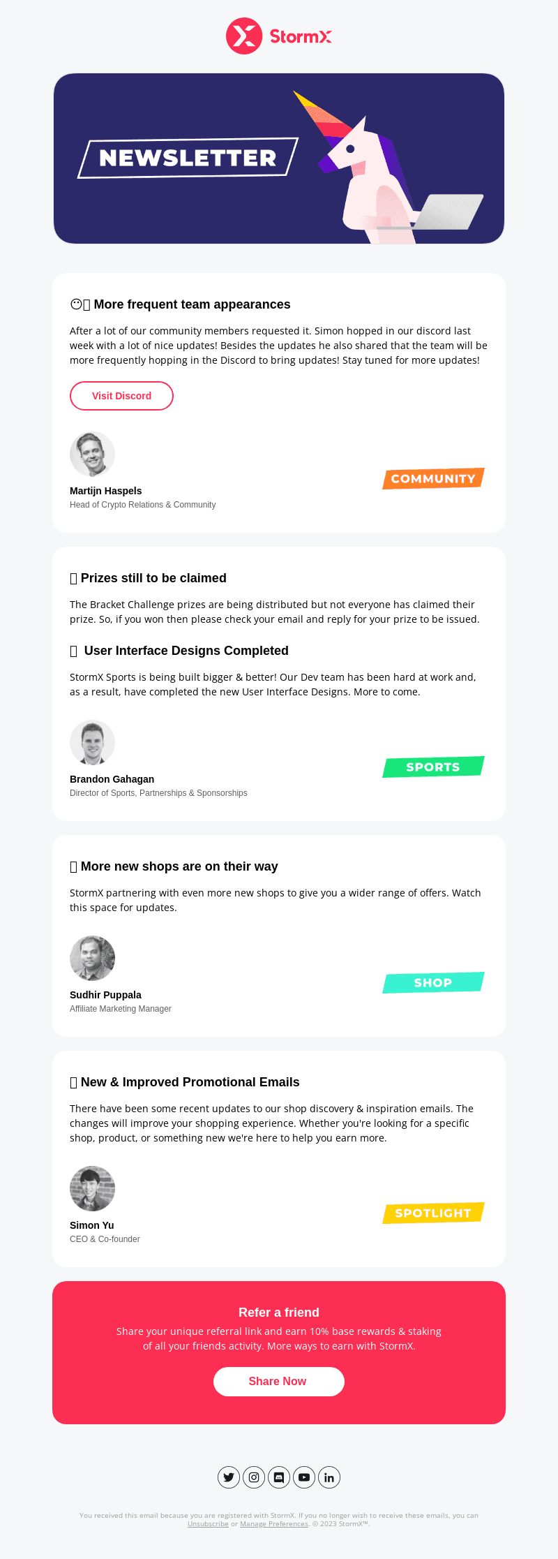 🦄 StormX #007: Your Monthly Update