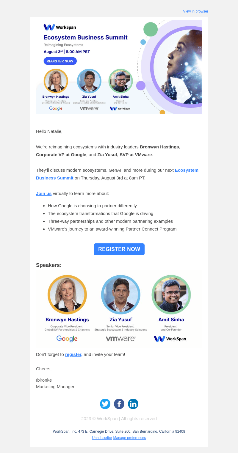Join Google and VMware in reimagining our ecosystems!